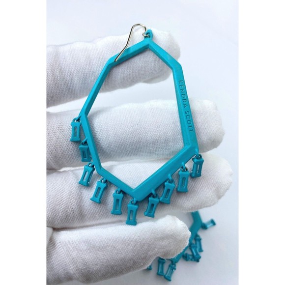 Karen Scott, Tomas , Crystal Turquoise Earrings, Authenic - Picture 11 of 11